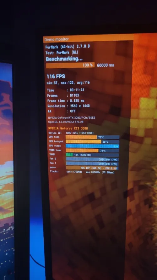  MSI RTX 3080 10 gb LHR Gaming Z trio