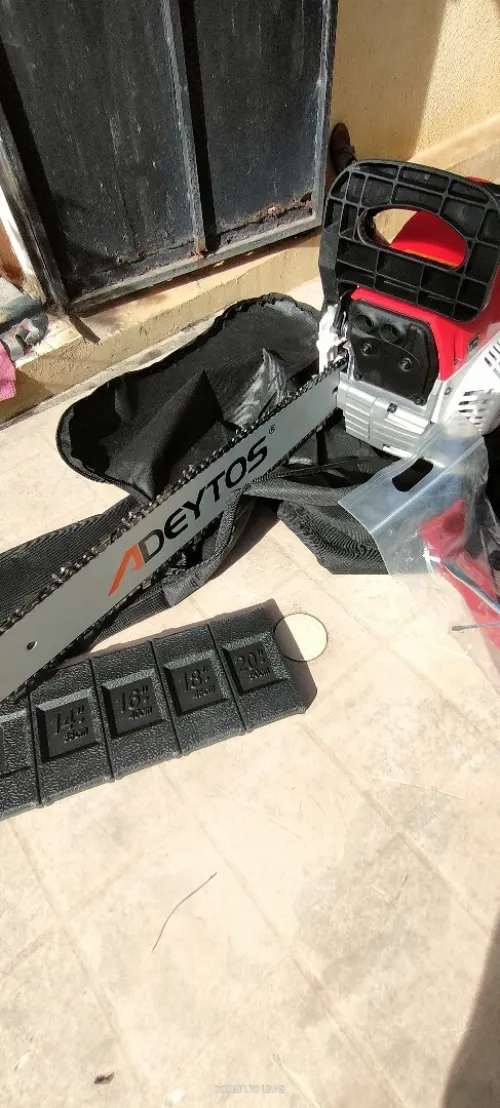Groupe éléctrogène triphasé plus tronconneuse moto sega 52cc