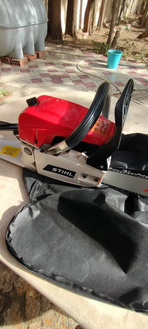 Groupe éléctrogène triphasé plus tronconneuse moto sega 52cc