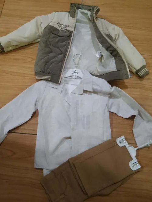 Ensemble enfant fille et garçon