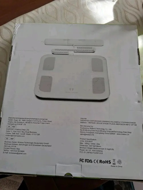 Báscula Inteligente Healthkeep FG2001B-A