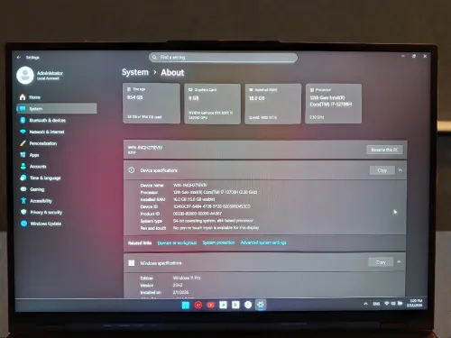 Lenovo Legion 5 Pro - RTX 3070 Ti (150W |