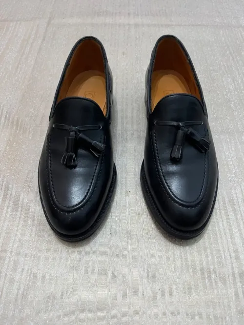 Mocassins homme Orcade cuir veau noir 