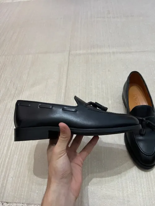 Mocassins homme Orcade cuir veau noir 