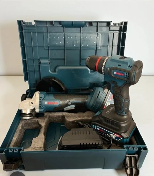 Kit bosch 2p visseuse + transcenaise a batterie