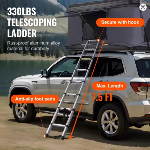 Tente de toit SUV - capacité 2-3 personnes - ultra résistante
