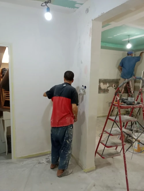 Peinture avec pompe Air less 