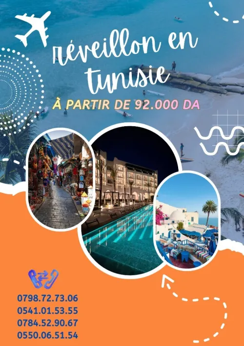 TUNISIE PAR AVION FIN D'ANNEE