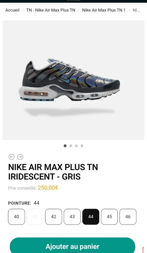 Nike tn Taille 44