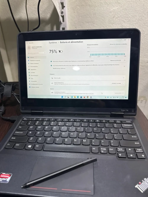 Lenovo yoga 11e - Celeron N4100 4GO RAM 128 SSD - 11.6" Tactile (Convertible 2-en-1)