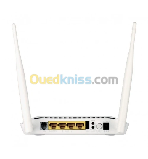 Modem wifi D-Linlk 2750U 300Mbps ADSL+2 AVEC 2 ANTENNES