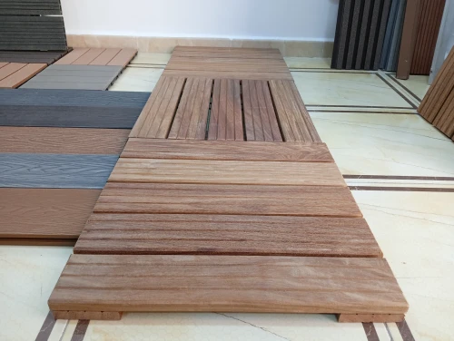 Dalle terrasse bois exotique sapelli 500x500x38 mm