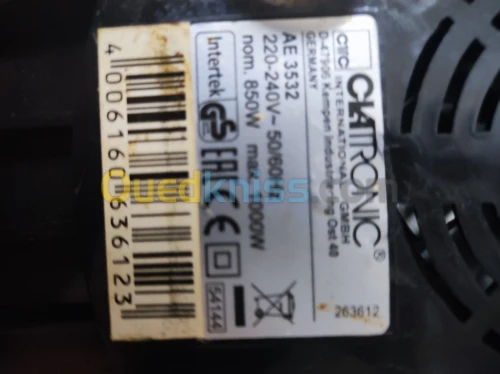 Centrifugeuse 1000W Extracteur de jus