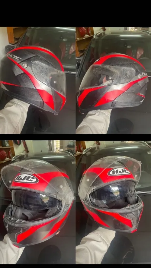 Casque HJC rouge