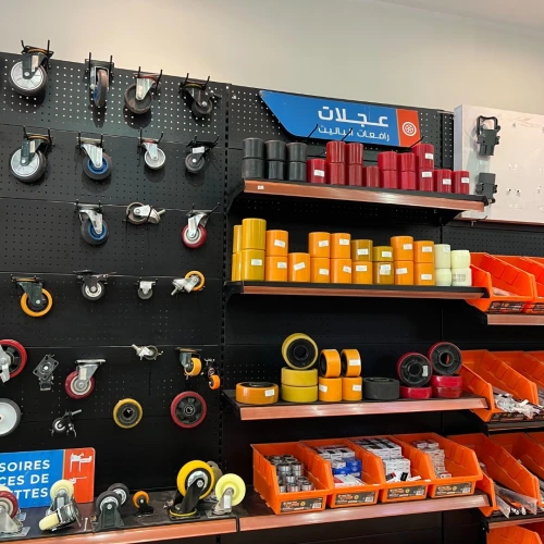Roue balance & porteuse pour gerbeur et transpalette 