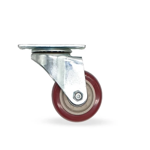 Roulette pivotante chariots