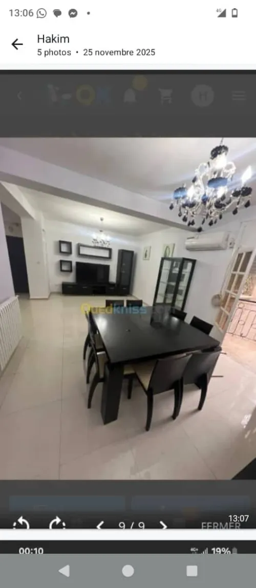 Location Appartement F4 Alger Hydra