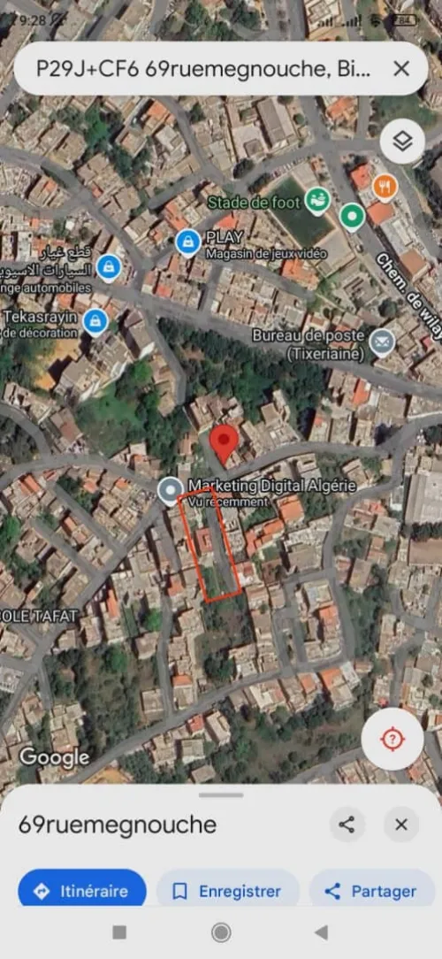 Vente Terrain Alger Birkhadem