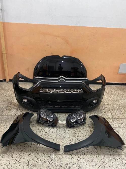 Piece parchoc phare ail capot airbag