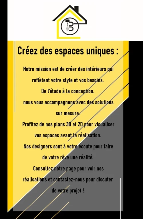 Entreprise de design et d'aménagement intérieur 
