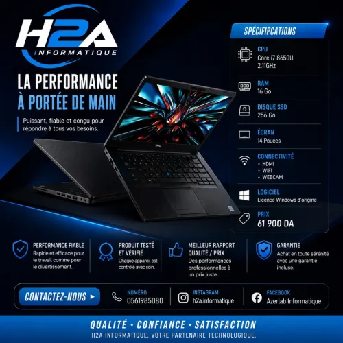 Dell Core i7 / Performance et Fiabilité au Quotidien !