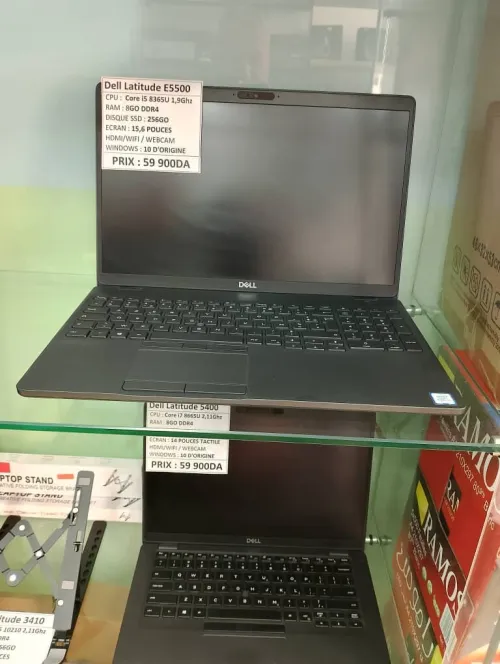 PORTABLE DELL LATITUDE 5500 i5 8365/RAM 8GO/SSD 256GO/15,6"