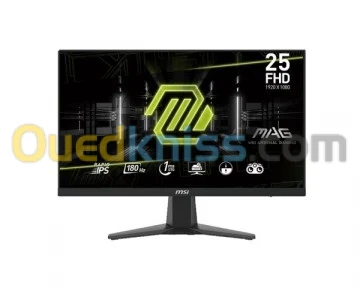  ECRAN MSI MAG 255F 25" FHD FAST IPS 180Hz 1Ms (CONSOL MODE)