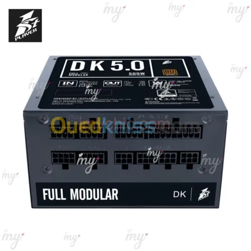ALIMENTATION FIRST PLAYER 500W BRONZE FULL MODULAR