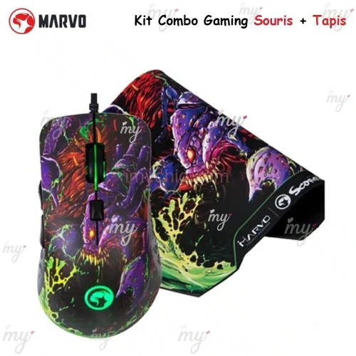 SOURIS SCORPION G932 + TAPIS G20
