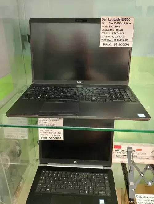 PORTABLE DELL LATITUDE 5500 i7 8365/RAM 8GO/SSD 256GO/15,6"