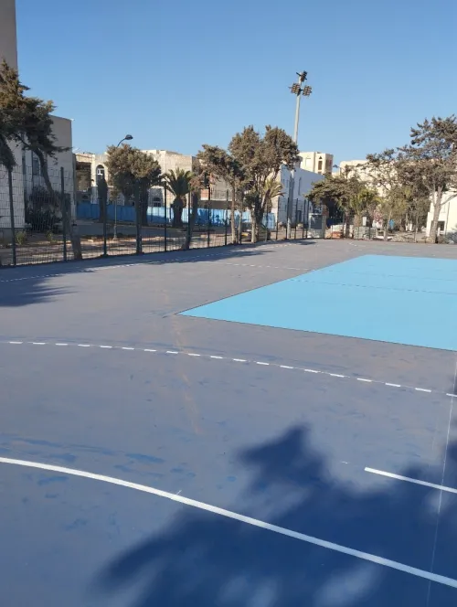 Sol,en caoutchouc,air de jeux terrain en gomme,epdm,et acrylique 
