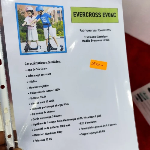 Trottinette Électrique Trotinette Enfants I Evercross EV06C 