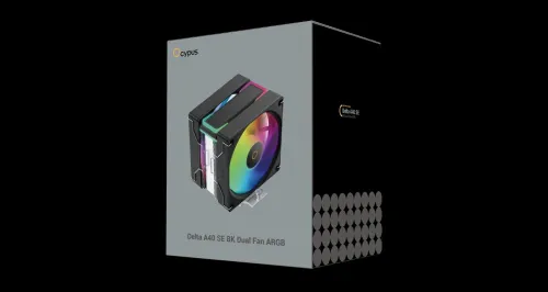 Ventilateur OCYPUS Delta A40 SE DUAL FAN ARGB Noir