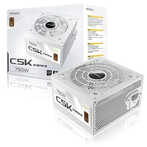 Alimentation ANTEC - CSK750W DC Blanc