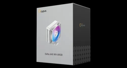 Ventilateur OCYPUS - Delta A40 Blanc ARGB