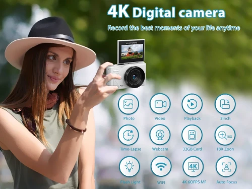 Appareil photo numérique 4K