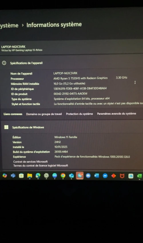HP Victus 15