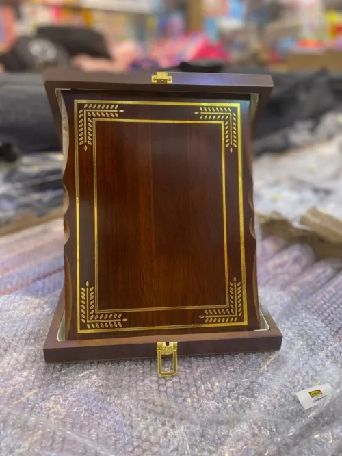 Trophée de reconnaissance en bois noble