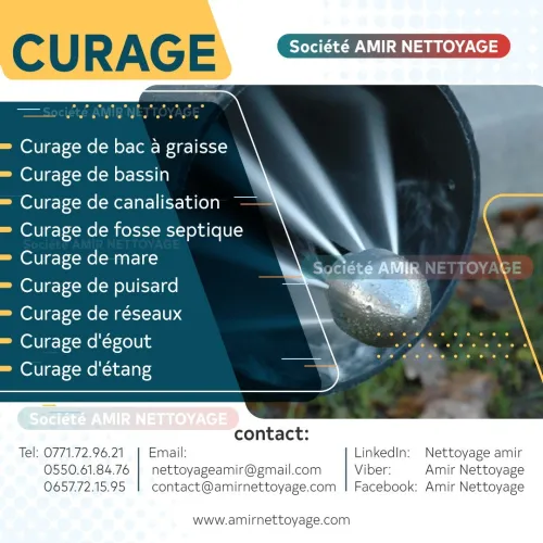 Débouchage conduite vidange fosse 0771729621 0550618476 Alger centre 