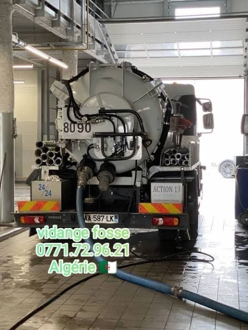 Camion vidange camion debouchage curage canalisation 