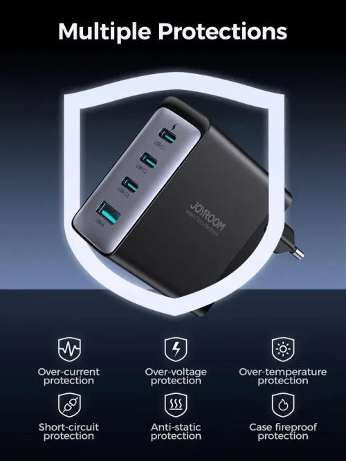 JOYROOM GaN Ultra JR-TCG04 100W 3C1A Fast Charger EU