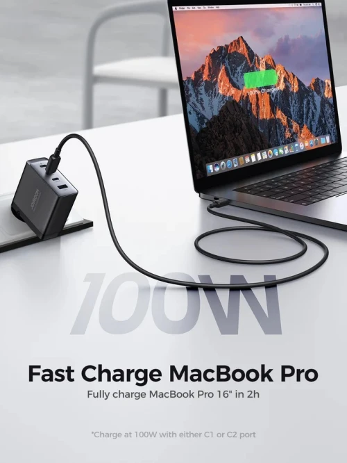 JOYROOM GaN Ultra JR-TCG04 100W 3C1A Fast Charger EU