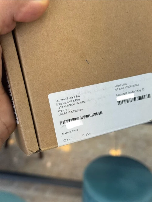 SURFACE PRO 11 SNAPDRAGON X ELITE 32GB RAM 1TB OLED NEUF 