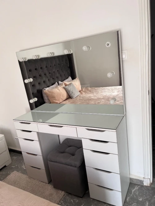 Coiffeuse hollywood 1m30