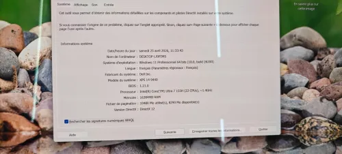 DELL XPS 14 9440 Ultra 7 155H 14.5 3.5K