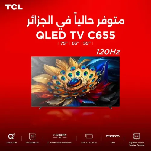 TCL C655 QLED 4K Google TV 55'