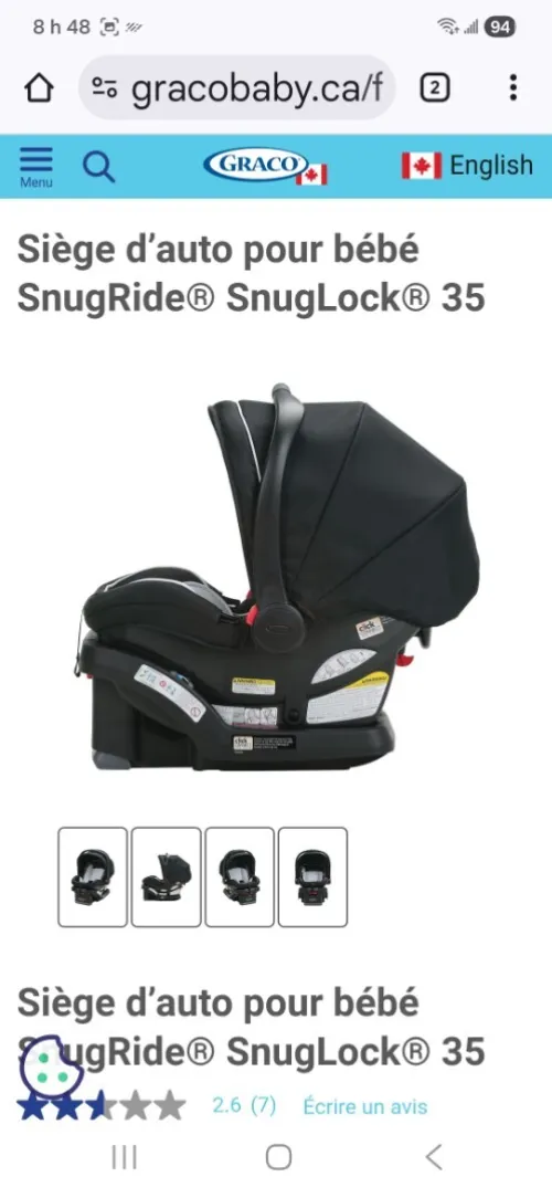 Siège auto Graco