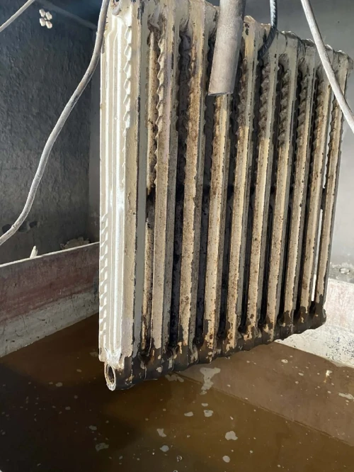 Rénovation radiateur en fonte et chaudière sol