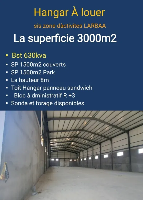 Location Hangar - Usine Blida Larbaa