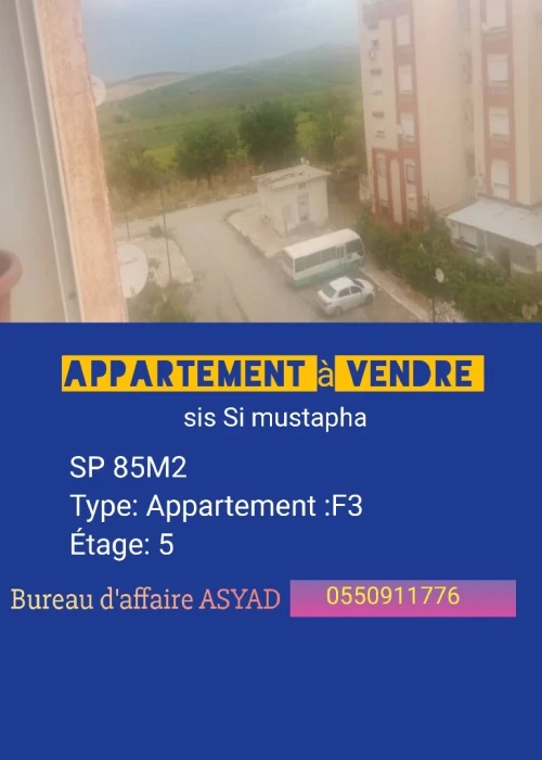 Vente Appartement F3 Boumerdès Si mustapha